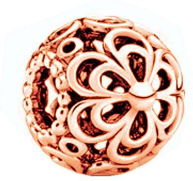 Charm Perlenkomponente, Roségold, Messing, Damen - Bild 1