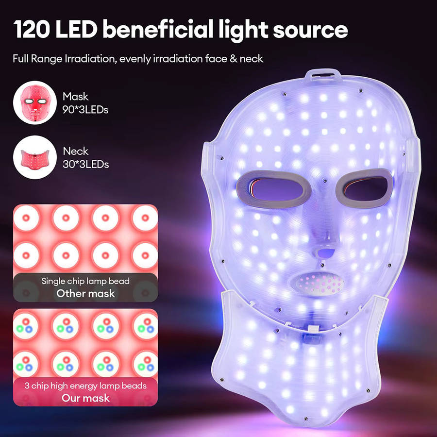 foreverlily LED Gesichtsmaske, 7-Farben, Unisex - Bild 3