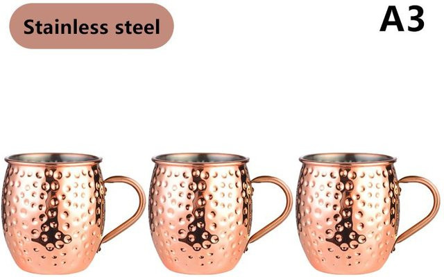 FoxLee Moscow Mule Becher aus 100% Kupfer in Kupferfarben, 530 ml - Bild 1
