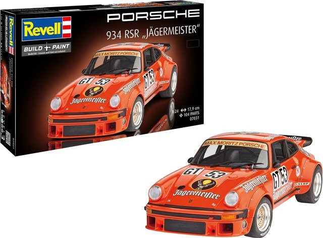 Revell Porsche 934 RSR Jägermeister, Modellbau, 1:24, ab 10 Jahren - Bild 2