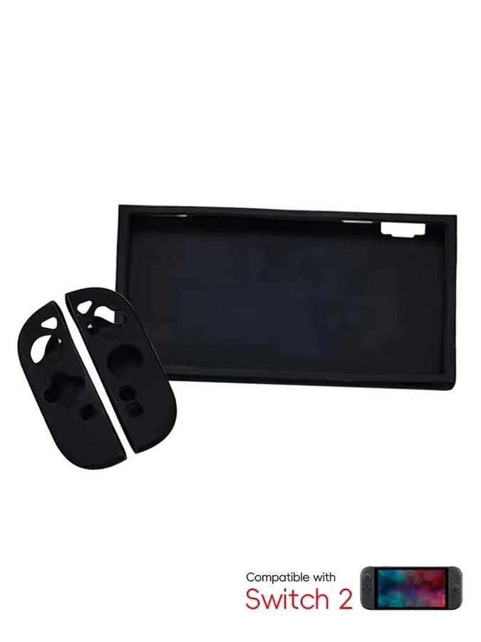 Silikon-Schutzhülle für die NS 2 Konsole in Schwarz – weiche und rutschfeste Hülle mit Handgriff für dein Game-Controller-Zubehör - Bild 7