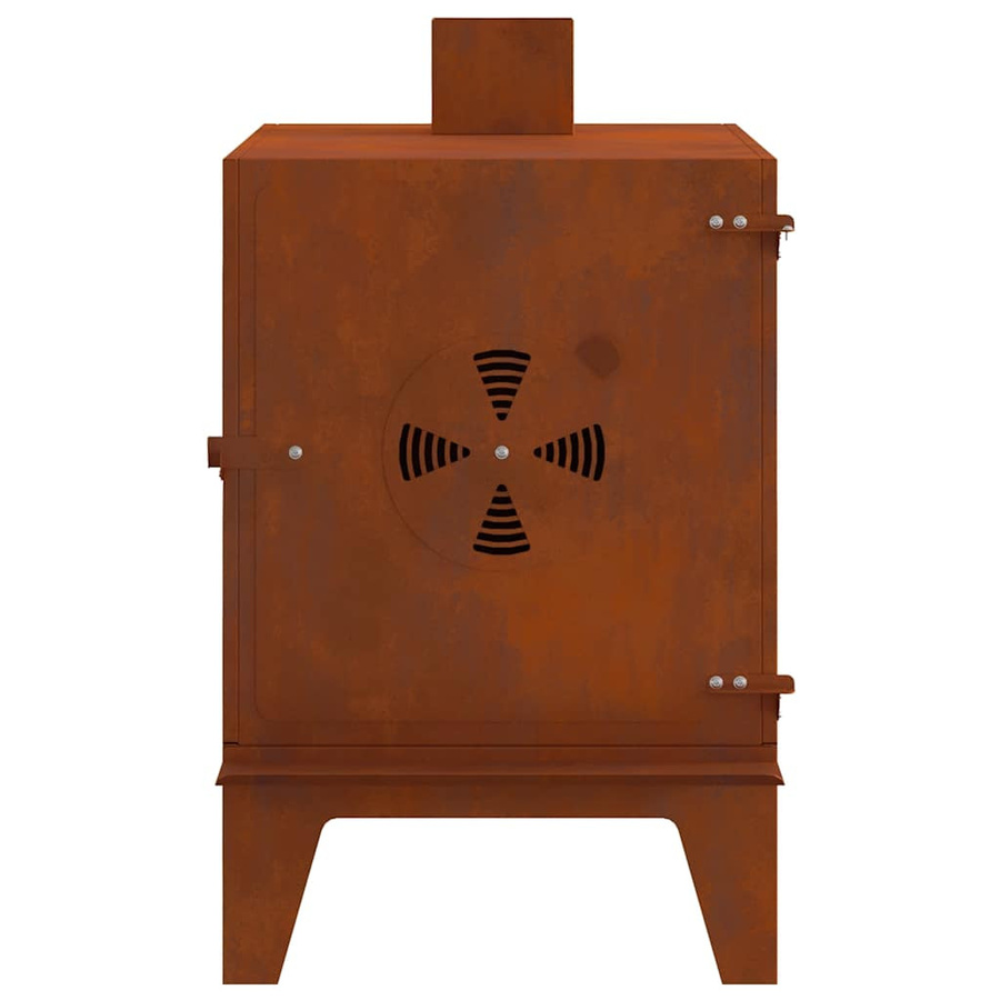 vidaXL Gartenofen Chiminea aus Cortenstahl in Braun, B/T/H: 35 x 50 x 60 cm - Bild 4