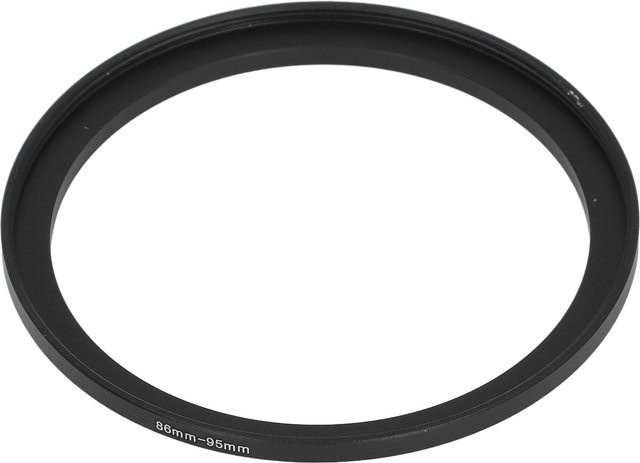 Koogeelife Objektivadapterring aus Aluminium 86mm-95mm Step-Up Kameraobjektivfilter-Adapterring in Schwarz - Bild 1
