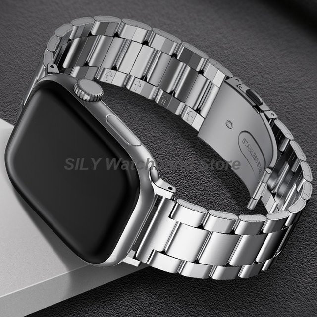 asukaband Uhrenarmband Edelstahl, Silber, Unisex - Bild 1