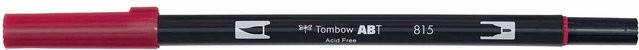 Tombow ABT Dual Brush Pen Cherry 815 in Rot - Bild 1