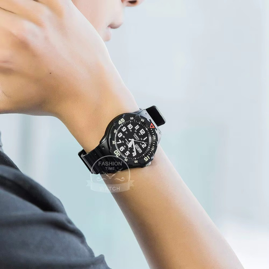 Casio Armbanduhr, Quarz, Kunststoff, Schwarz, Herren - Bild 5