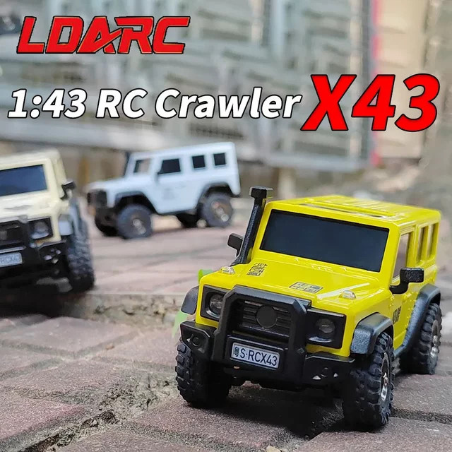 LDARC X43 Crawler RC Auto 1:43 Fernbedienung 4WD Mini Kletterfahrzeug - Bild 1