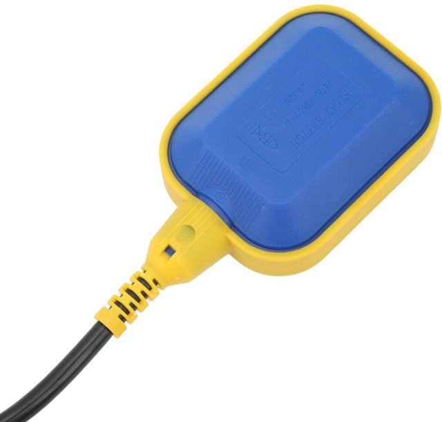 Automatischer Schwimmerschalter mit 10 Meter Kabel zur Steuerung von Tauchpumpen in Weiß - Bild 1