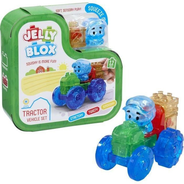 GOLIATH Jelly Blox Traktor-Set, Konstruktionsspielzeug, ab 2 Jahren - Bild 1