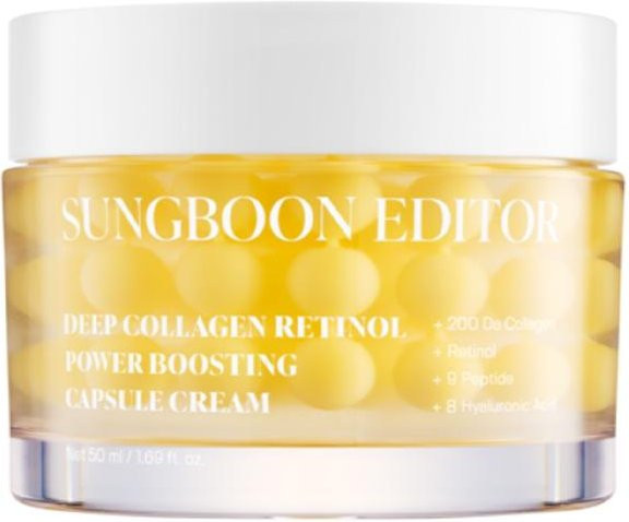 Sungboon Editor Kollagen-Netzhaut-Eigelb Kapsel-Creme, 50 ml, Trockene und reife Haut - Bild 1