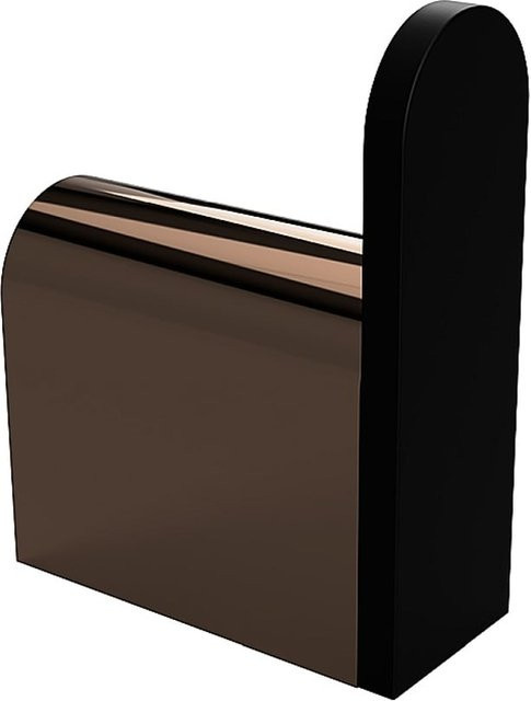Brillantbad BALLA Kleiderhaken aus Messing in Schwarz, Gold und Kupfer, B/T/H: 6,0 x 2,0 x 4,6 cm - Bild 1