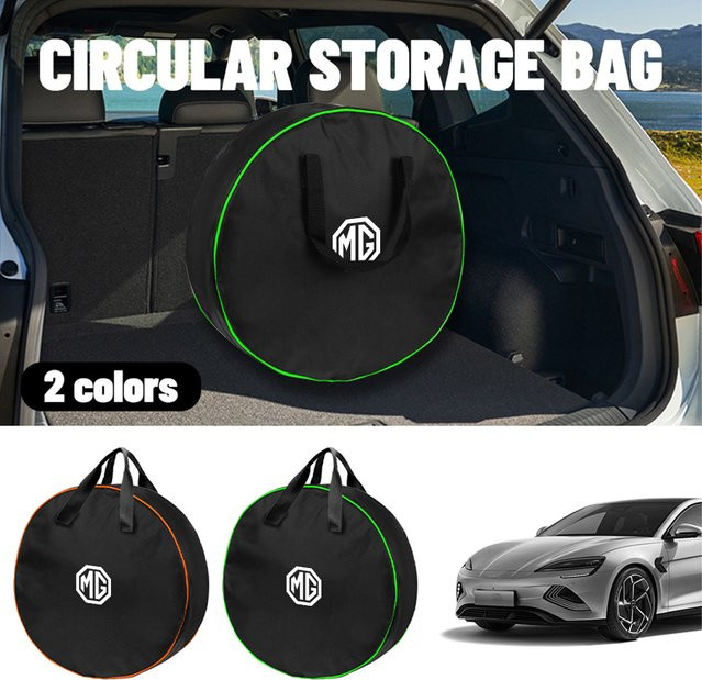 Oxford Tuch Ladekabel-Tragetasche für MG Modelle in Schwarz und Grün - Bild 1