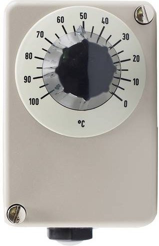 Jumo Temperaturregler in Grau mit Messing - Bild 1