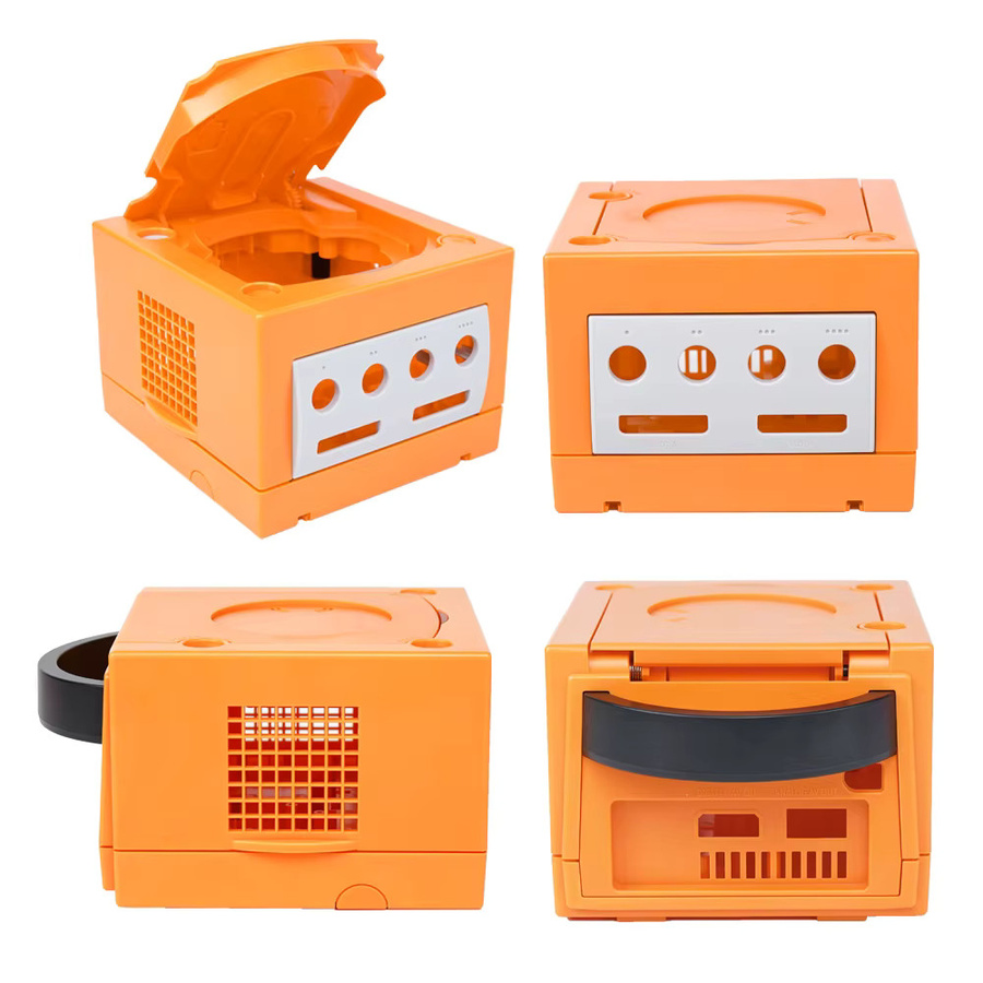 Bitfunx Ersatzgehäuse für Nintendo Gamecube Retro Videospielkonsole DOL-101/DOL-001 in Rot - Bild 2