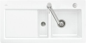 Villeroy & Boch Subway 60 Flat Küchenspüle aus Keramik, flächenbündig, weiß - Bild 1