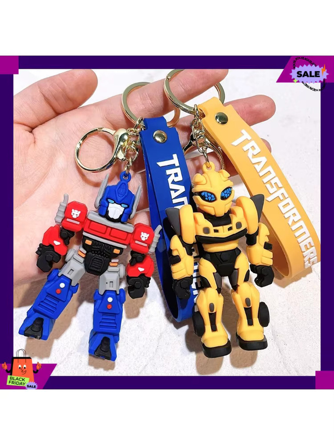 Hot Toys Transformers Optimus Prime Bumblebee Figur, Schlüsselanhänger, Bunt / Mehrfarbig - Bild 5