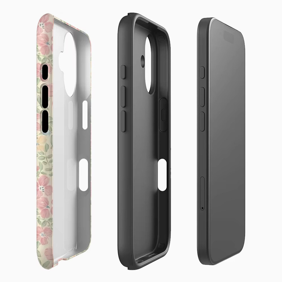Ditsy Garden Magnetische Handyhülle für iPhone 17 16 15 14 13 Pro Max Plus in Multicolour – Robuste Einzel- und Doppelschicht-Schutzhülle - Bild 2