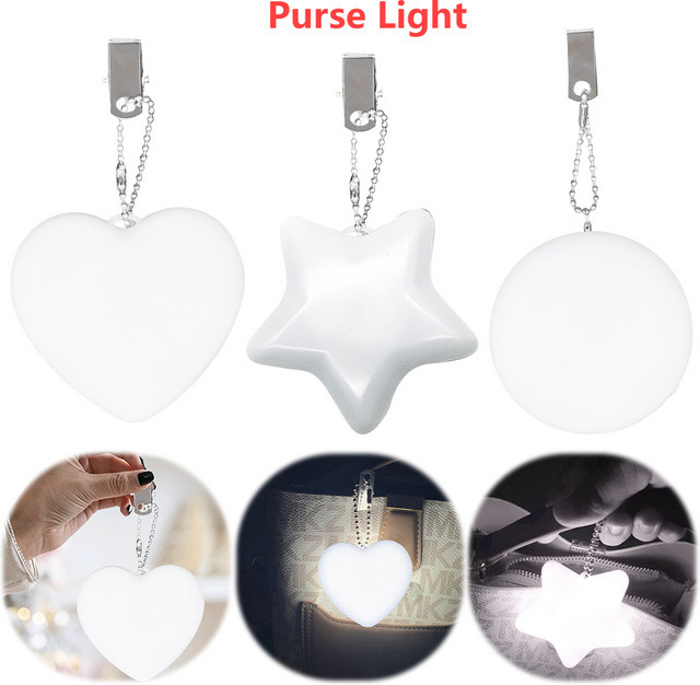 LED Handtaschen-Licht mit Bewegungssensor und Touch-Funktion in Weiß und Silber - Bild 1