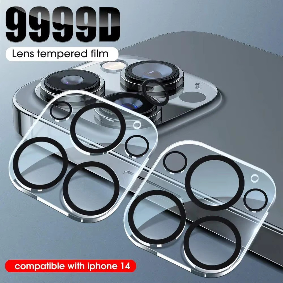 HD Rückkamera-Schutzglas für Apple iPhone 13 14 15 16 Pro Max, transparent, kratzfeste Glasfolie - Bild 2
