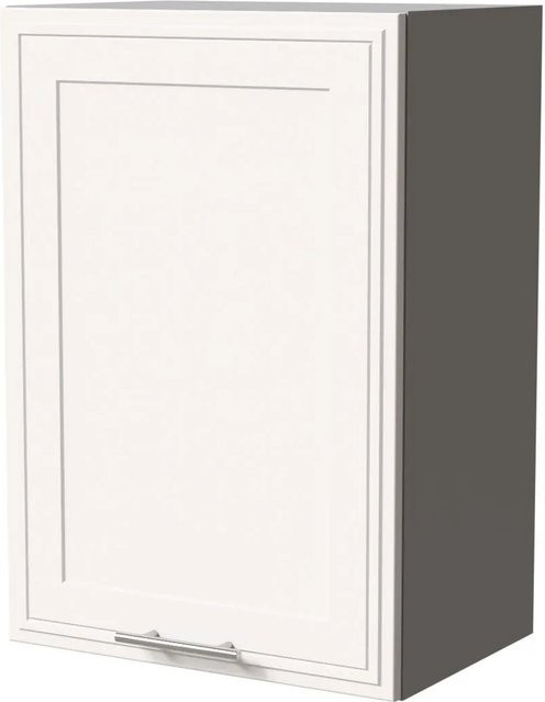 Feldmann-Wohnen Hängeschrank Salo Küchenschrank in Grau und Weiß Matt mit Kassettenoptik, B/T/H: 50 x 32,5 x 72 cm - Bild 1