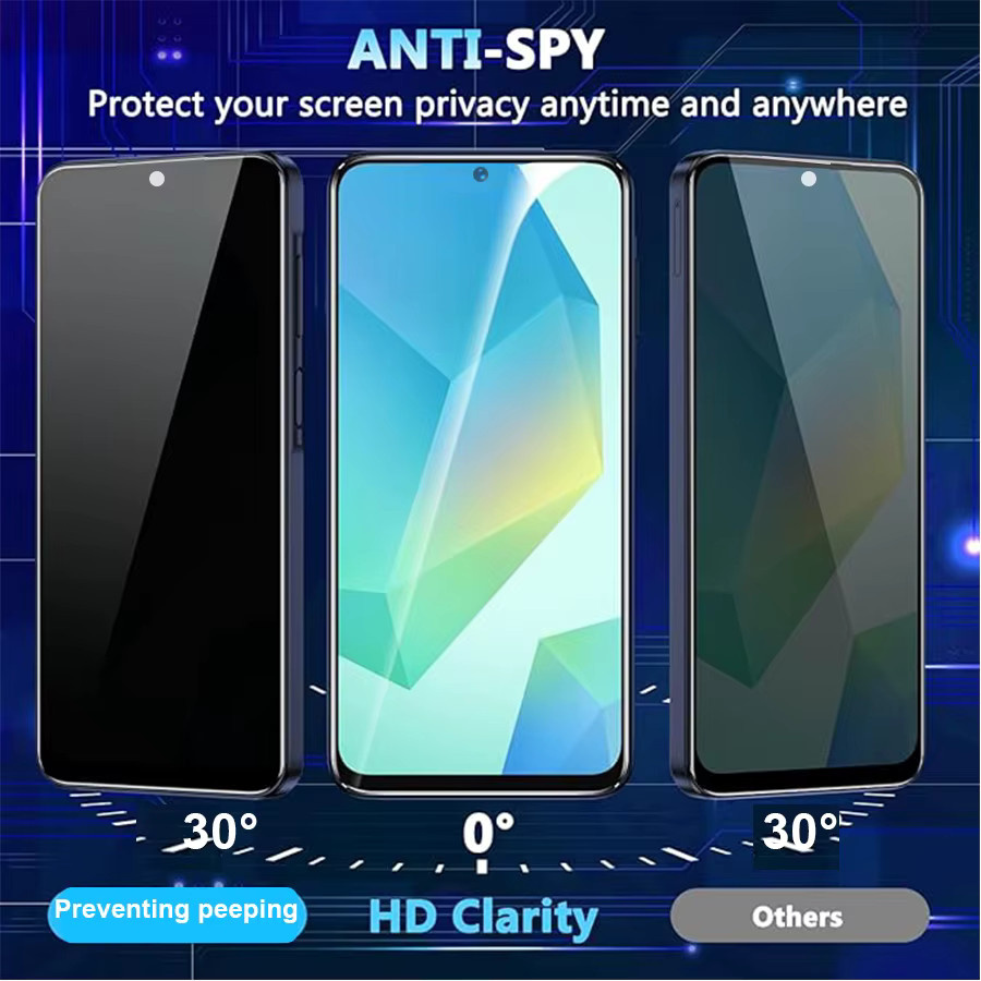 9H Anti-Spy Datenschutz Panzerglas für Xiaomi Poco X8 Pro Max Displayschutzfolie - Bild 2