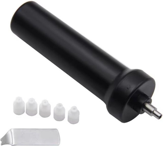 Uhrenglas-Entferner Luftdruckpumpe, Edelstahl, Schwarz, 1,6mm 2,0mm 2,5mm - Bild 1