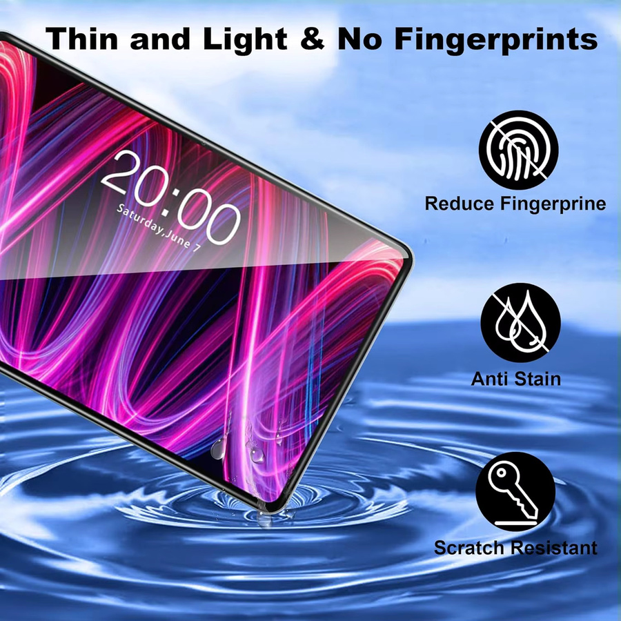Teclast Displayschutzfolie aus gehärtetem Glas für T60 Plus / T60 AI (12,0 Zoll), 9H Härtegrad, transparent, kratzfest und blasenfrei - Bild 4