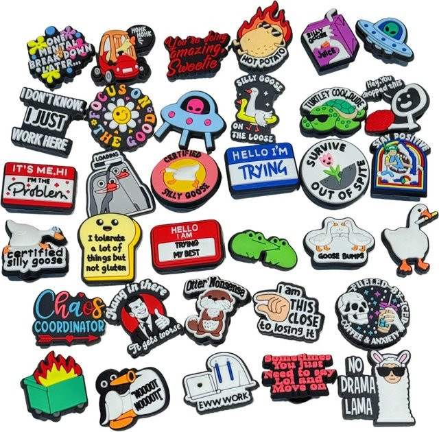 Happye&TiTi Charms, Goose Stay Positive, PVC, Mix Styles - Bild 1