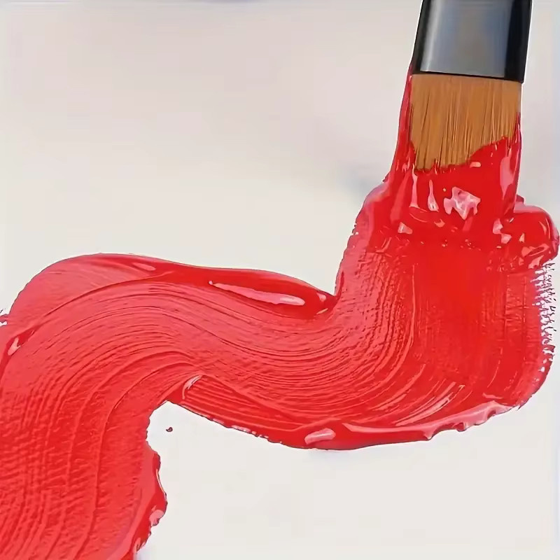 Yutiars Professionelles Künstler-Pinsel-Set mit Nylonborsten in Orange, 24-teilig für Aquarell, Acryl, Öl und Körperbemalung - Bild 2