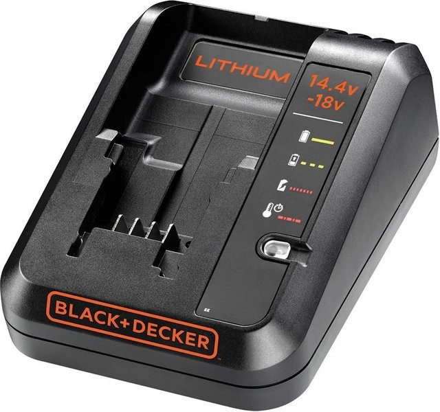 Black+Decker Multivolt-Schnell-Ladegerät BDC1A für Li-Ion Akkus in Schwarz - Bild 1