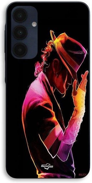 Maniacase Handyhülle für Samsung Galaxy A16 mit Michael Jackson Design in Schwarz und Bunt - Bild 1