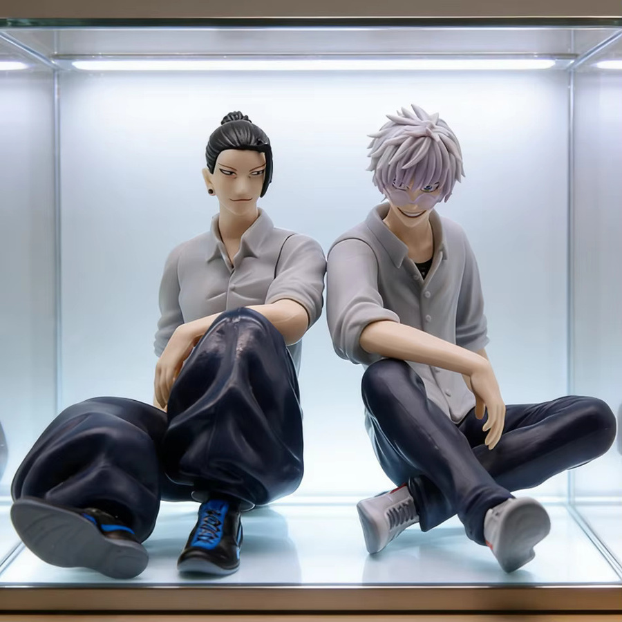 Jujutsu Kaisen Satoru Gojo Suguru Geto, Sammelmodelle, Sitzende Pose, Kunststoff - Bild 4