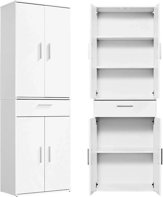 mokebo Mehrzweckschrank als Aufbewahrungsschrank in Weiß - Bild 1