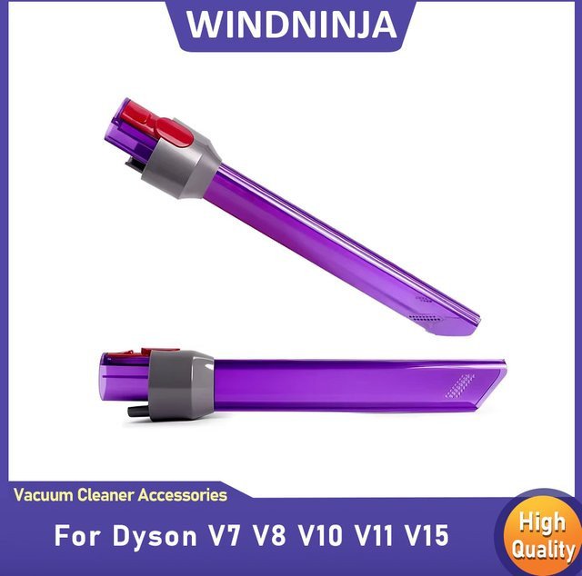 Dyson LED Licht Rohr Fugenteil Ersatz Reinigungswerkzeug Zubehör in Purple für V7 V8 V10 V11 V15 Staubsauger - Bild 1