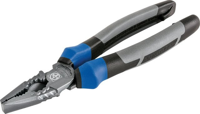 LUX-TOOLS PRO Kraft-Kombizange aus Stahl mit 3K-Griffen in Multicolour, Länge: 200 mm - Bild 1