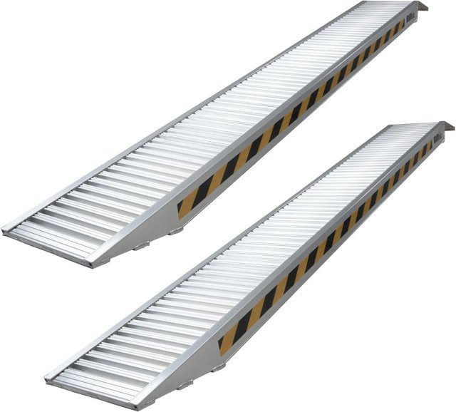 TRUTZHOLM Paar Schwerlastrampen aus Aluminium in Silber, Länge: 265 cm, Traglast: 3300 kg - Bild 1