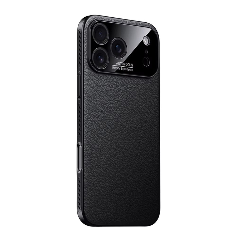 AKABEILA Lederhülle mit Magnetverschluss für iPhone 17 Pro Max 16 15 14 Pro Max in Schwarz - Bild 6