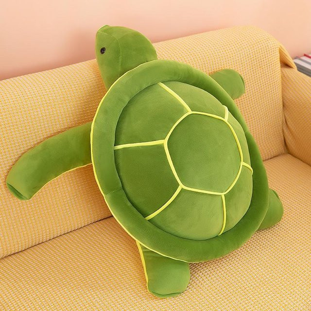 Joyful toys Schildkröten-Puppe, Plüschtier, Grün, 35cm - Bild 1