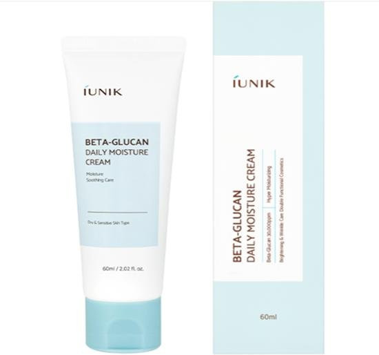 IUNIK Beta-Glucan Feuchtigkeitscreme, 60 ml, mit Beta-Glucan - Bild 1
