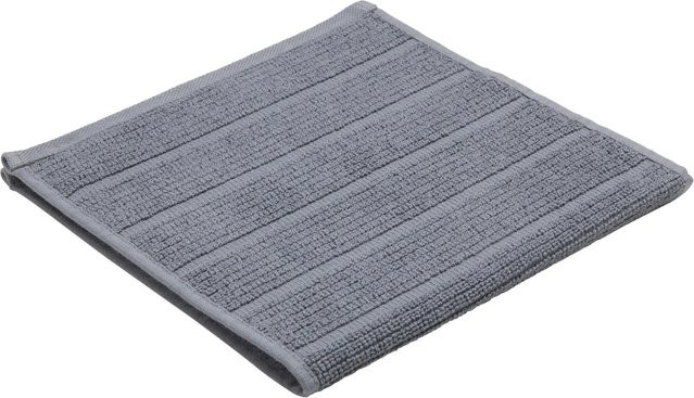 Modern Living Gästetuch Anna in Anthrazit, gestreift, Baumwolle Frottier, Breite: 30 cm, Höhe: 50 cm - Bild 1