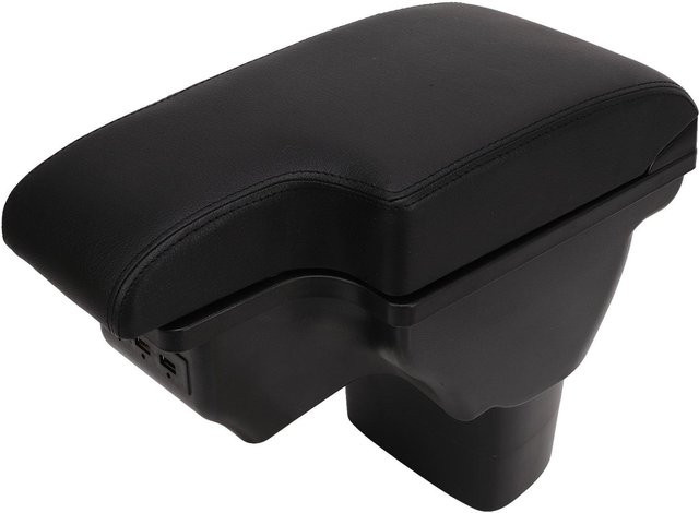 Aimo Auto-Armlehnenbox für die Mittelkonsole vorne mit USB-C Anschluss in Schwarz für Nissan Juke - Bild 1