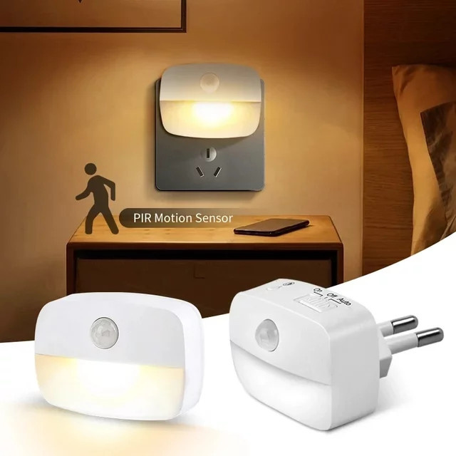 GGBEE LED-Nachtlicht mit Bewegungssensor in Weiß für Schlafzimmer und Flur - Bild 1
