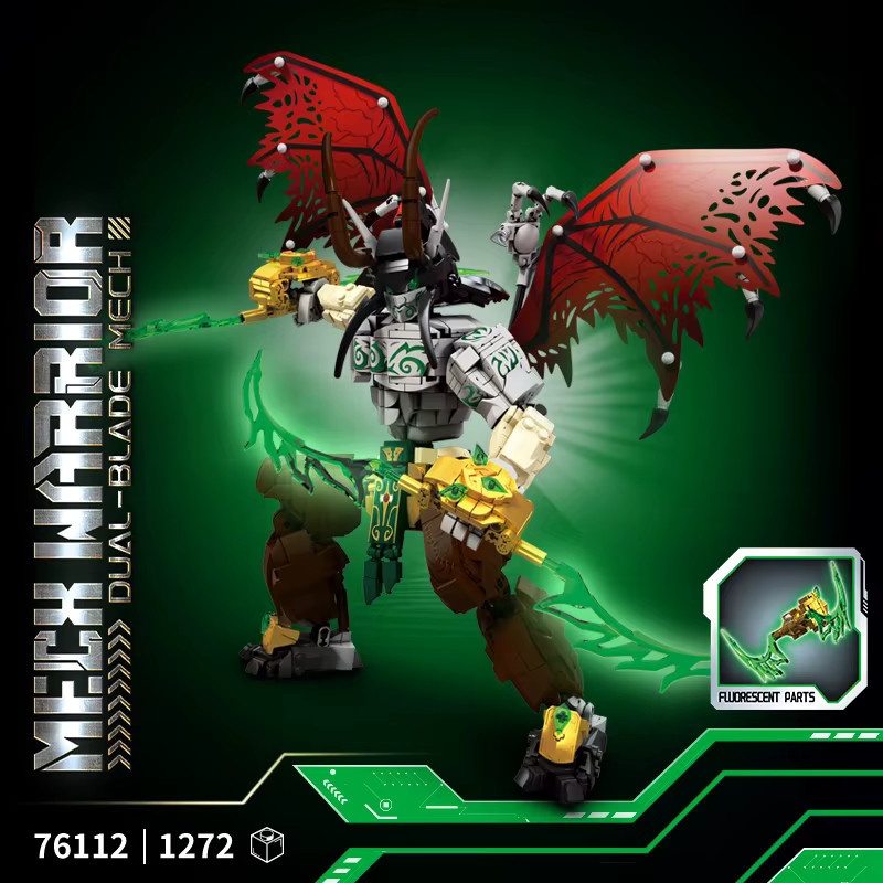 Mecha-Modell-Bausteine-Set, Fantasy, 1.289 Teile - Bild 2