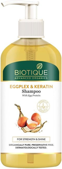Biotique Eggplex Keratin Shampoo, 300 ml, Unisex - Bild 1