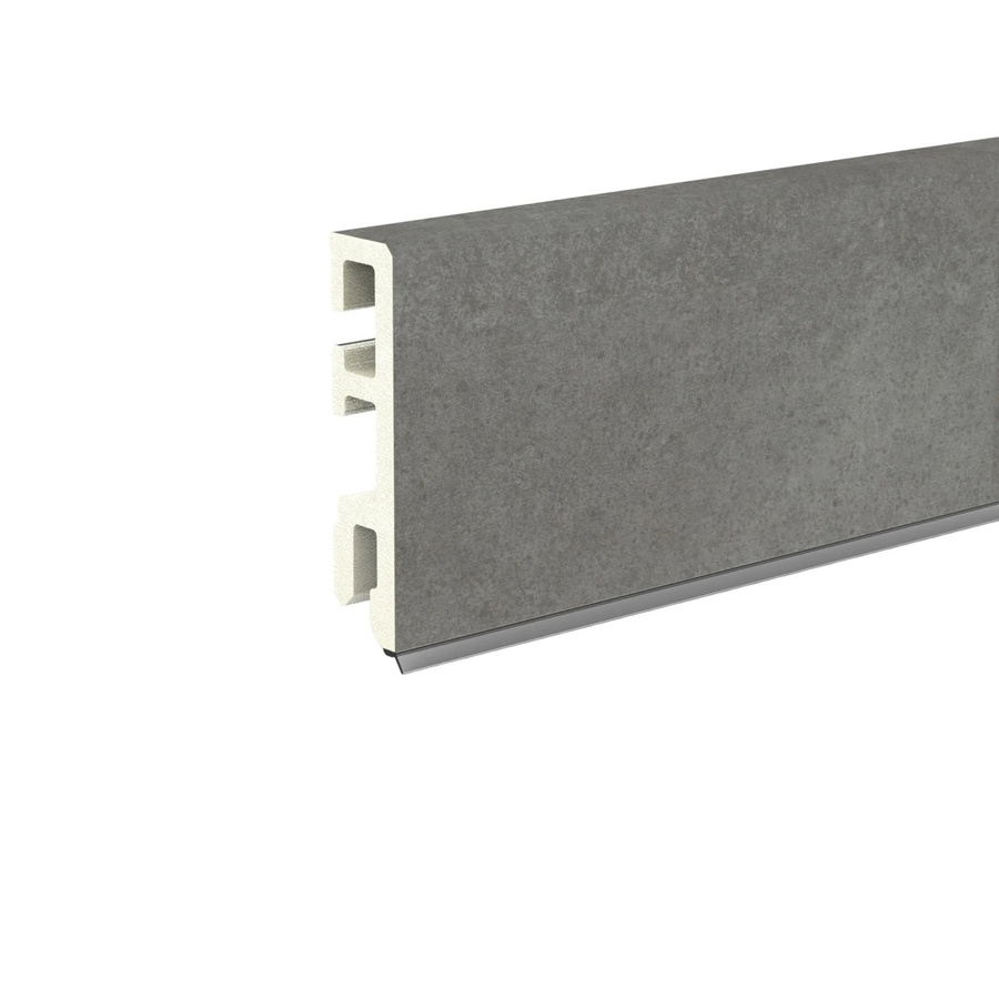 Döllken Hartschaumleiste USL60 Dekor Fliese Valencia Grau B/H/L: 60 mm x 14 mm x 2500 mm - Bild 2