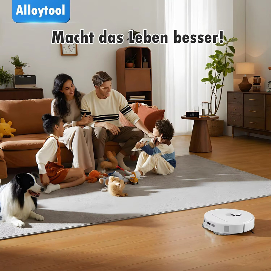 Roborock Qrevo L Zubehör-Set mit Hauptbürste, Seitenbürste, Hepa-Filter, Wischmopp und Staubbeutel aus Kunststoff - Bild 4