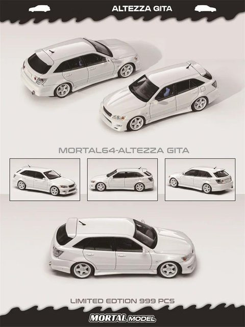 Altezza Hec Previa, Modellauto, 1:64, Schwarz Silber, ab 14 Jahren - Bild 1