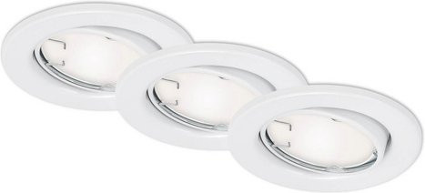 BRILONER Einbauleuchte FIT MOVE LED, weiß, Durchmesser: 8,6 cm, 4,9 W, 6.500 K, dimmbar - Bild 1