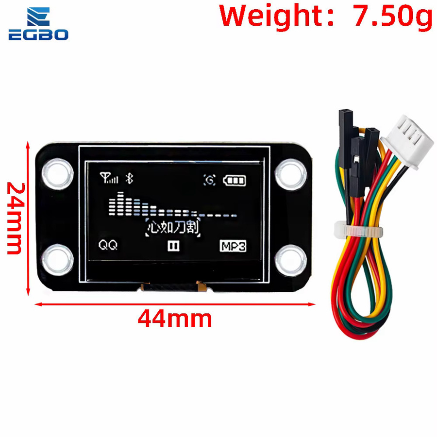 EGBO OLED-Display Modul SSD1306 SH1106 IIC LCD-Bildschirm in Weiß für Arduino - Bild 3