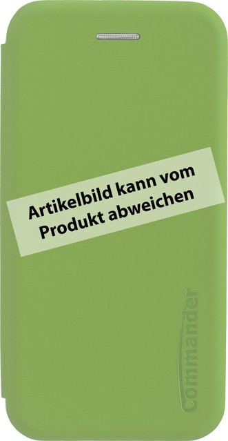 Book Case CURVE Handyhülle für Huawei P30 Lite in Green mit Soft Touch Oberfläche - Bild 1